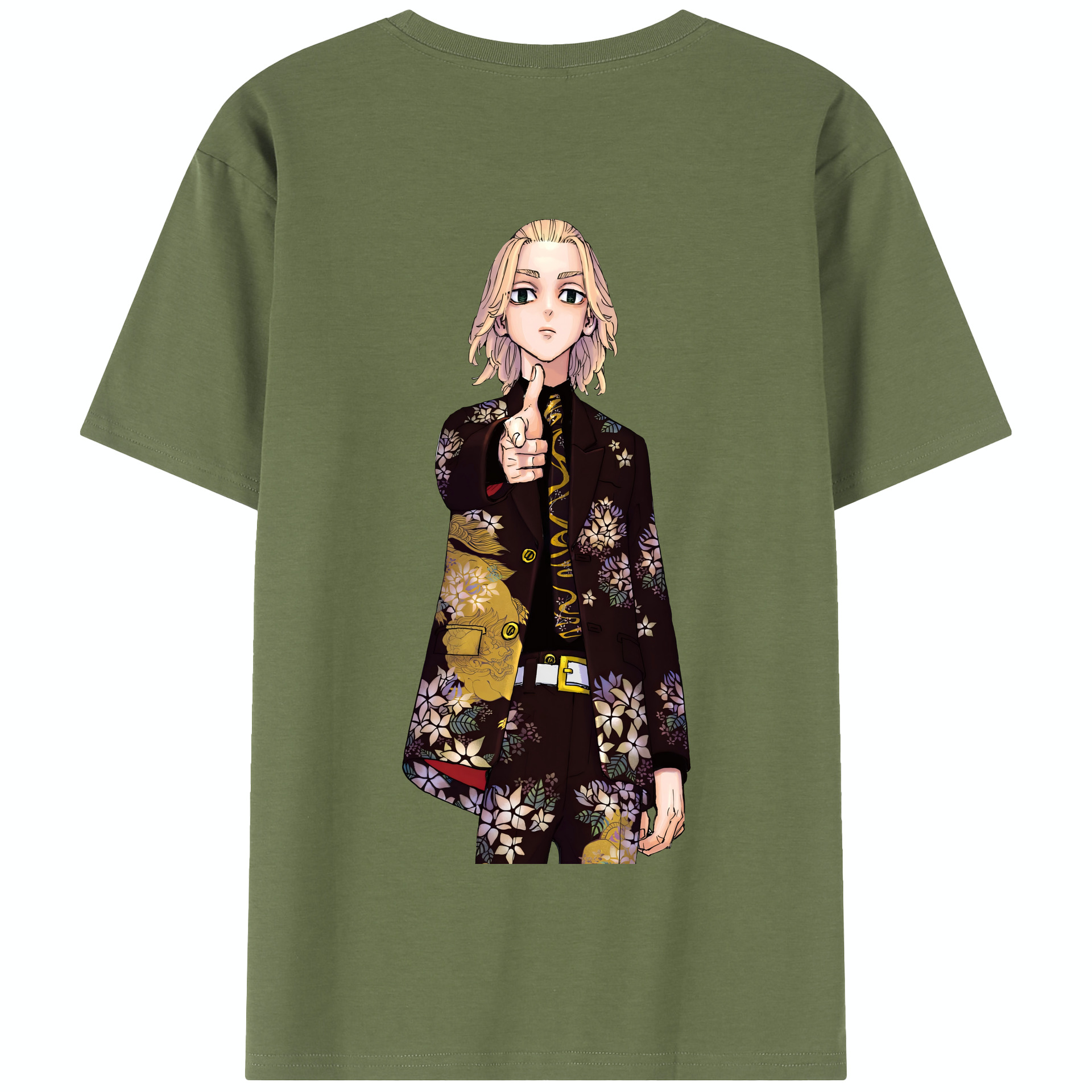 （画像用） 東京リベンジャーズ Tokyo Revengers 綿100％半袖Tシャツ（背面プリント）